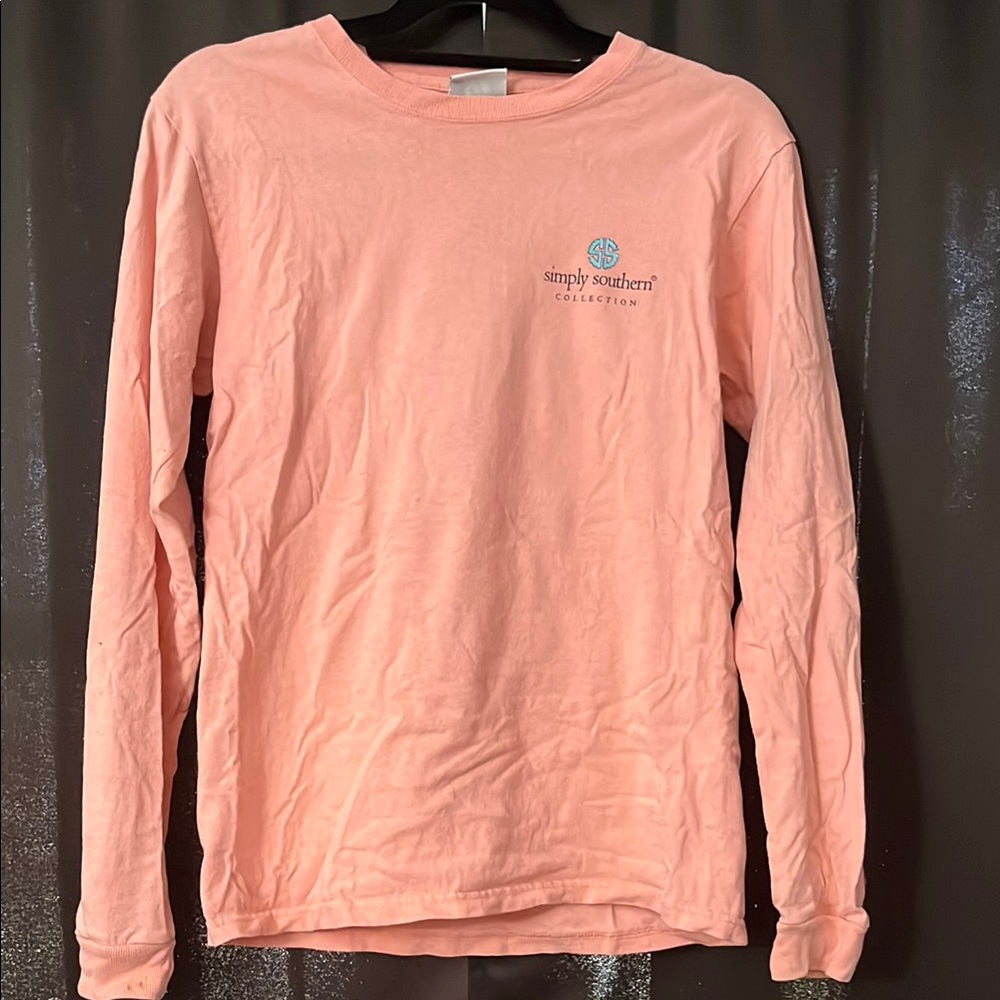 Simply Southern Pink Long Sleeve Shirt